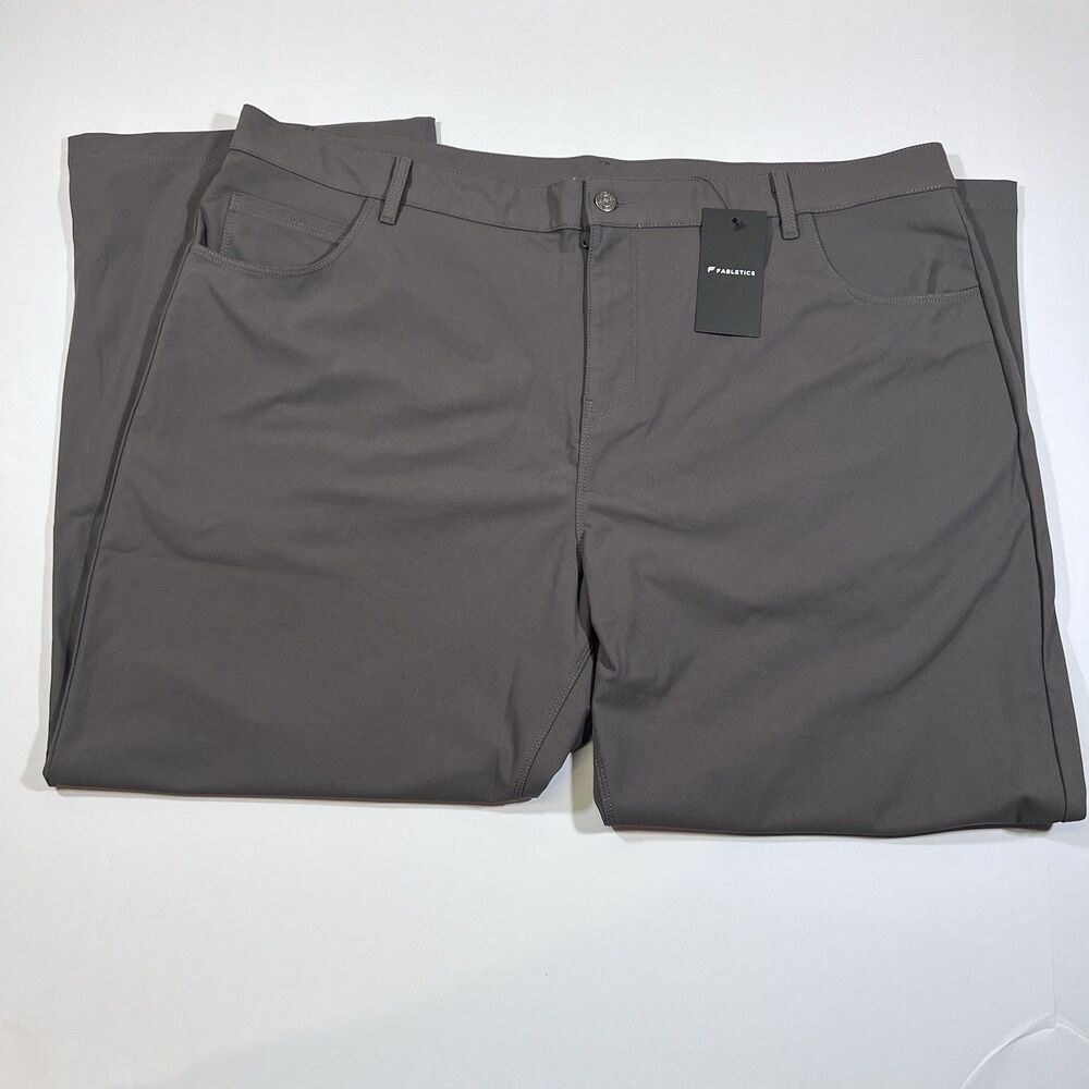 Fabletics Gray 5 Pocket Stretch Performance Golf … - image 3